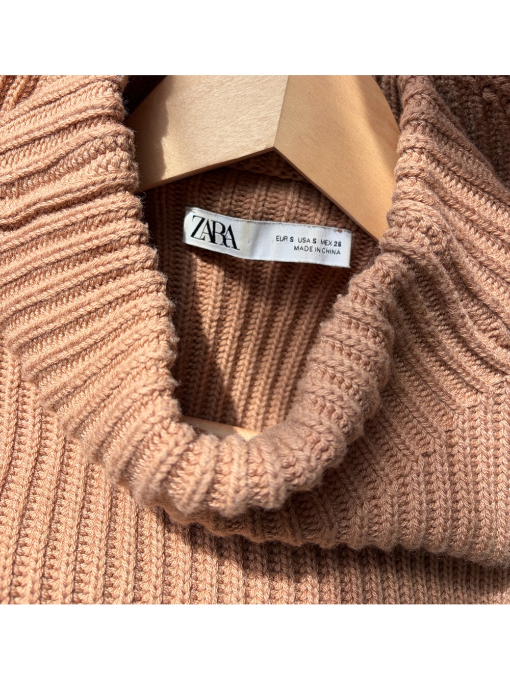 Zara Oversized Ribbed Sweater - Picture 4 of 4